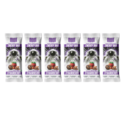 Moon Freeze Strawberry Energy Bars Pack of 6