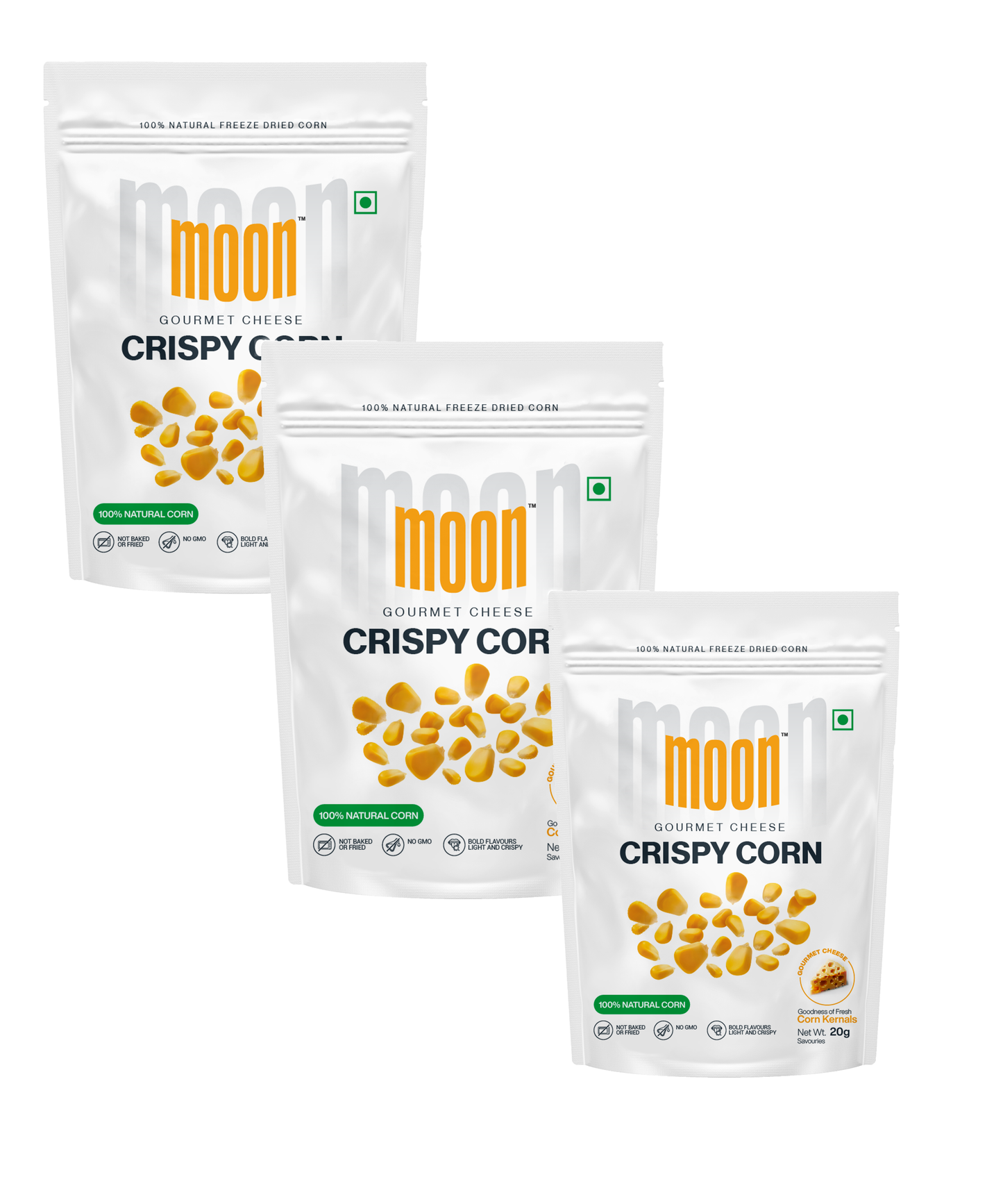 Moon Crispy Corn Gourmet Cheese