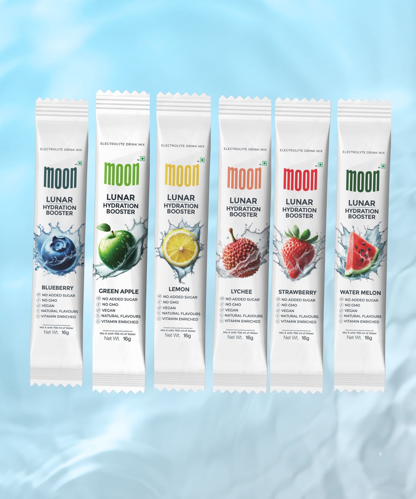 Moon Variety Pack Lunar Hydration Booster Pack 6