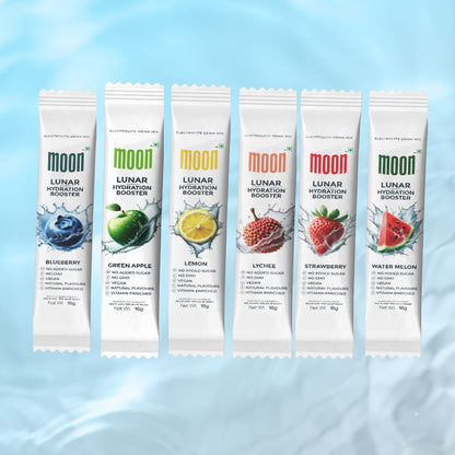 Moon Variety Pack Lunar Hydration Booster Pack of 6
