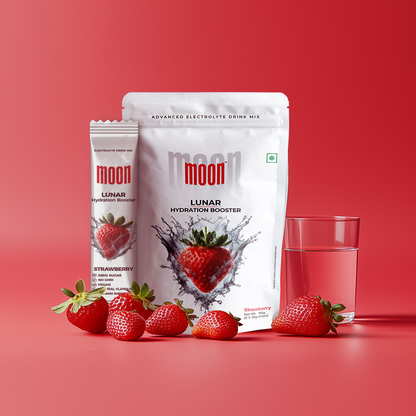 Moon Strawberry Lunar Hydration Booster Pack of 6