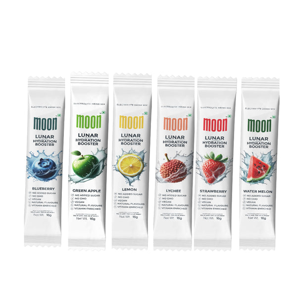 Moon Variety Pack Lunar Hydration Booster Pack of 6