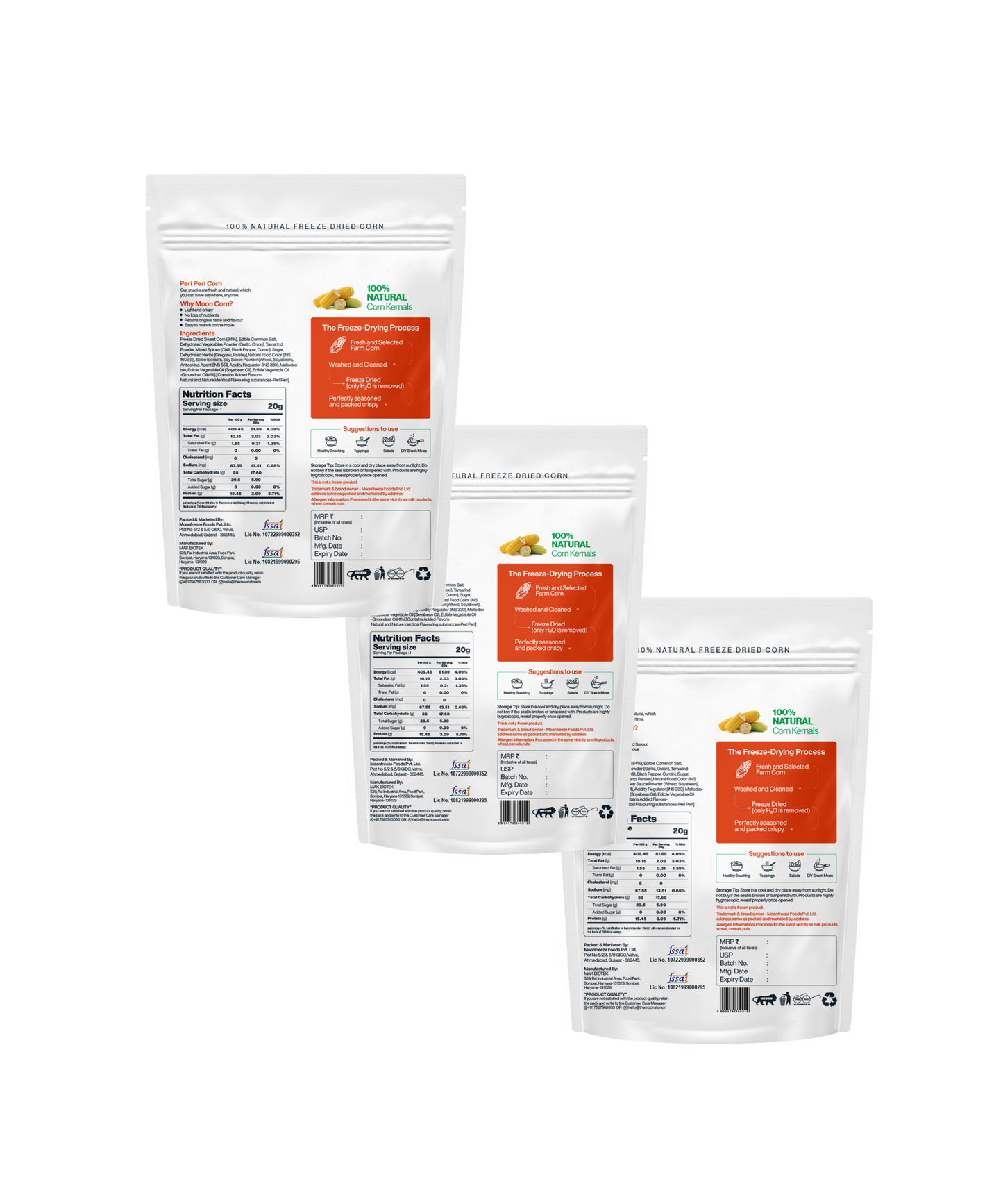 Moon Crispy Corn Peri Peri
