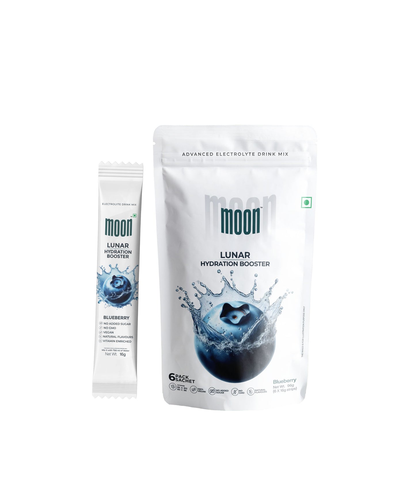 Moon Blueberry Lunar Hydration Booster Pack 6