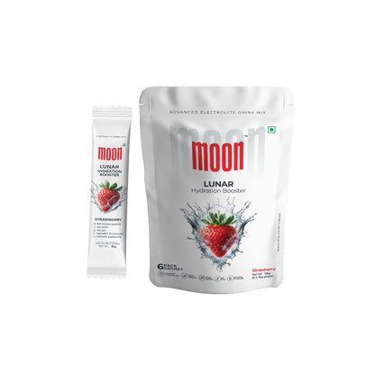 Moon Strawberry Lunar Hydration Booster Pack of 6