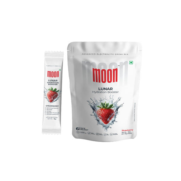 Moon Strawberry Lunar Hydration Booster Pack of 6