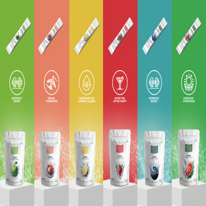 Moon Variety Pack Lunar Hydration Booster Pack of 6