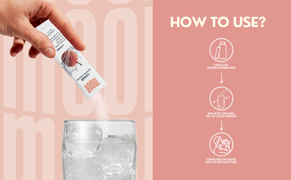 Moon Lychee Lunar Hydration Booster Pack 6