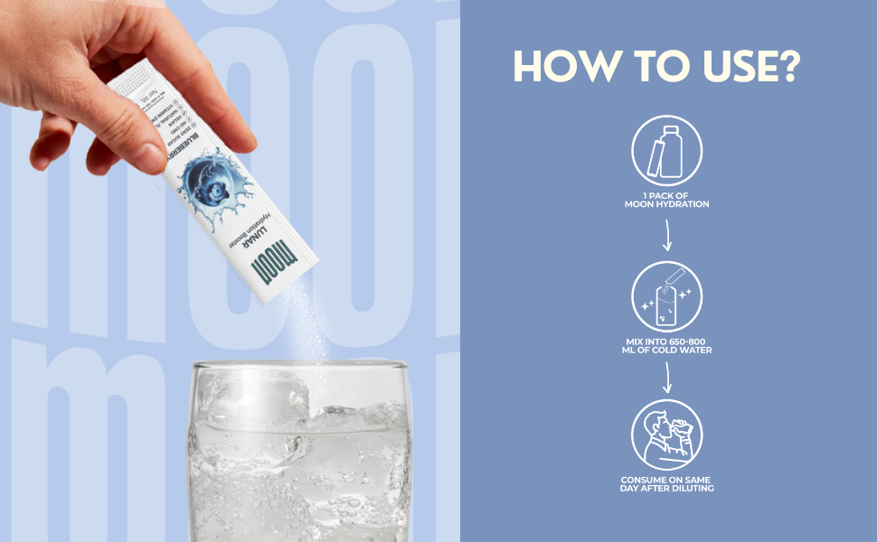 Moon Blueberry Lunar Hydration Booster Pack 6