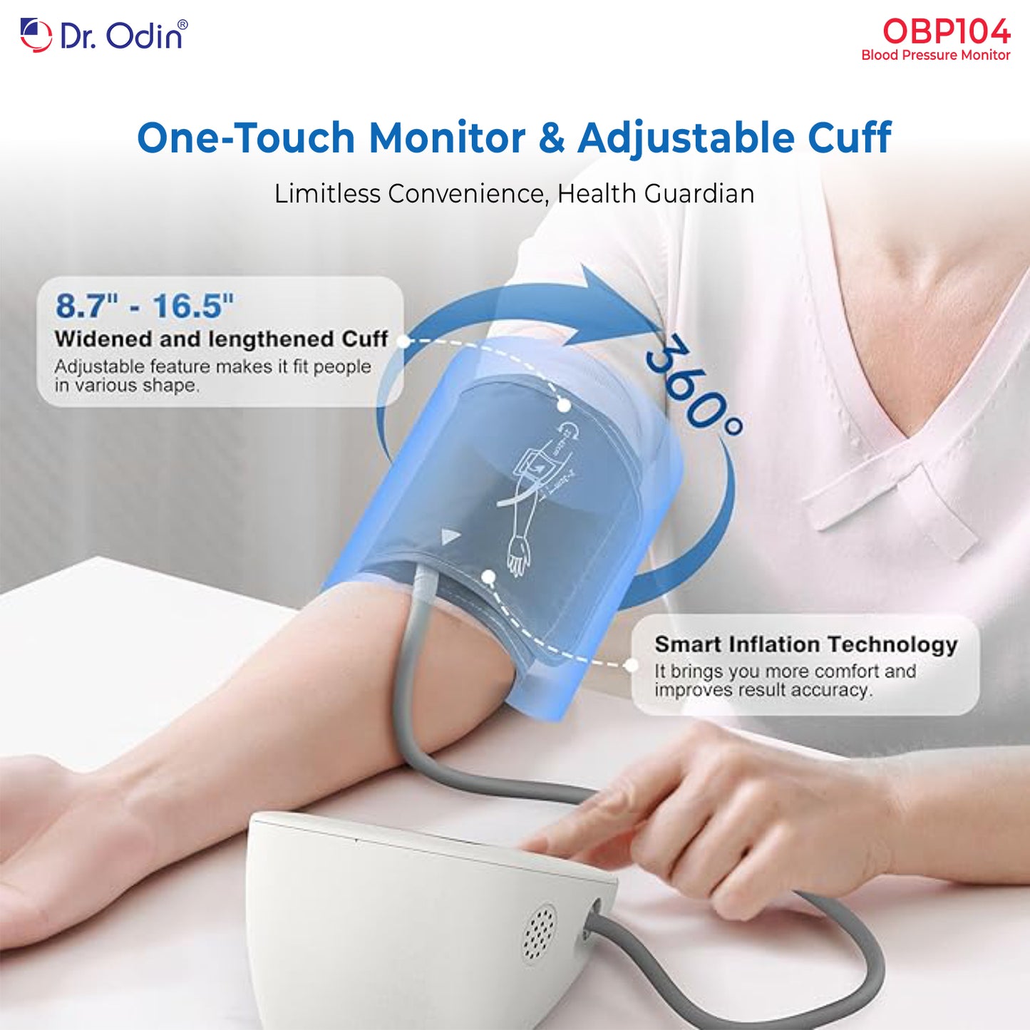 Dr. Odin OBP104 Pulse Mini Digital Blood Pressure Monitor