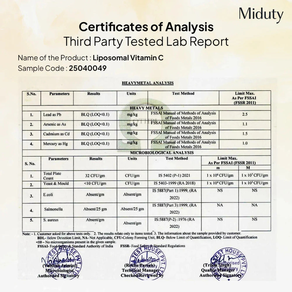 Miduty Liposomal Vitamin C