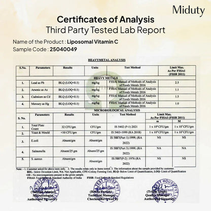 Miduty Liposomal Vitamin C