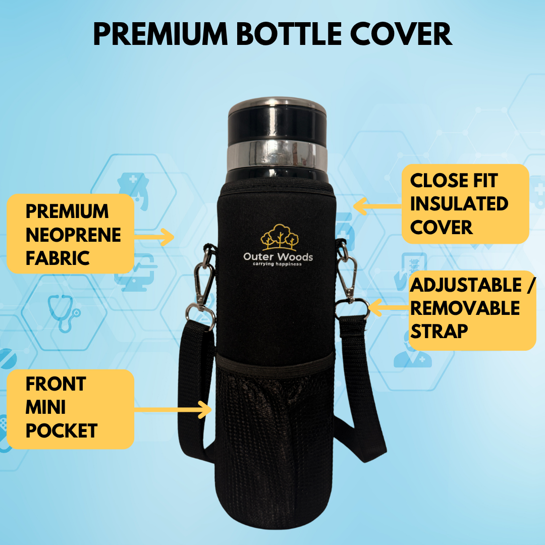 Outer Woods Insulin Cooler Bottle Case - Large (1000ml)