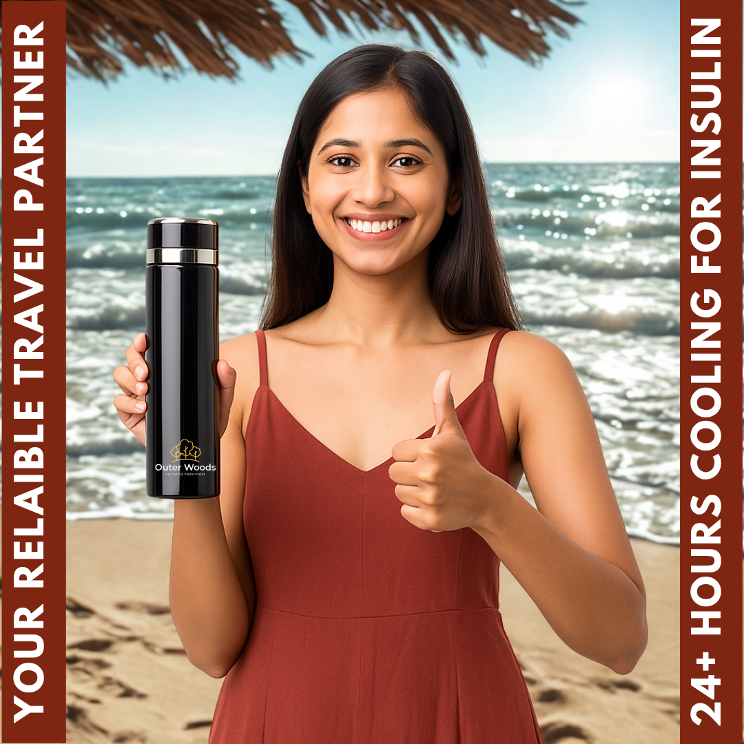 Outer Woods Insulin Cooler Bottle Case - Large (1000ml)