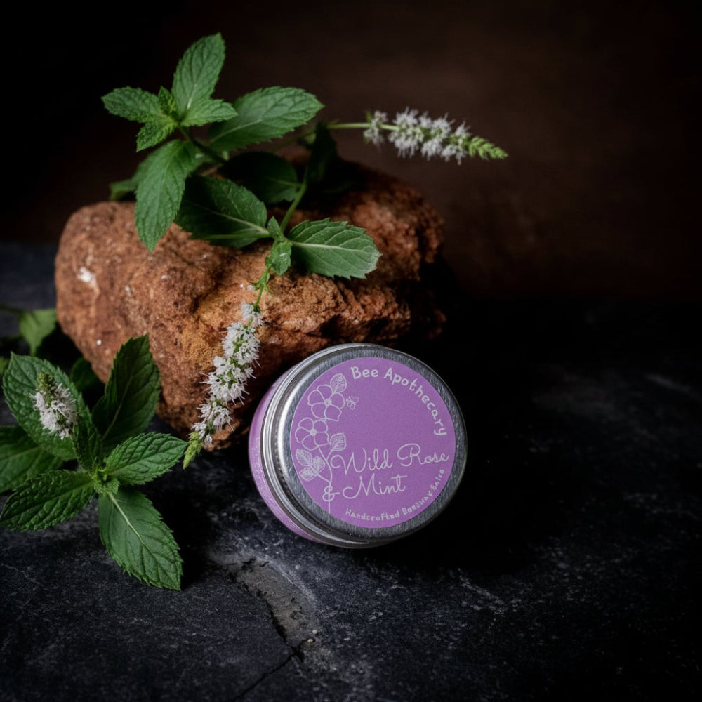Tenacious Bee Wild Rose & Mint Beeswax Salve