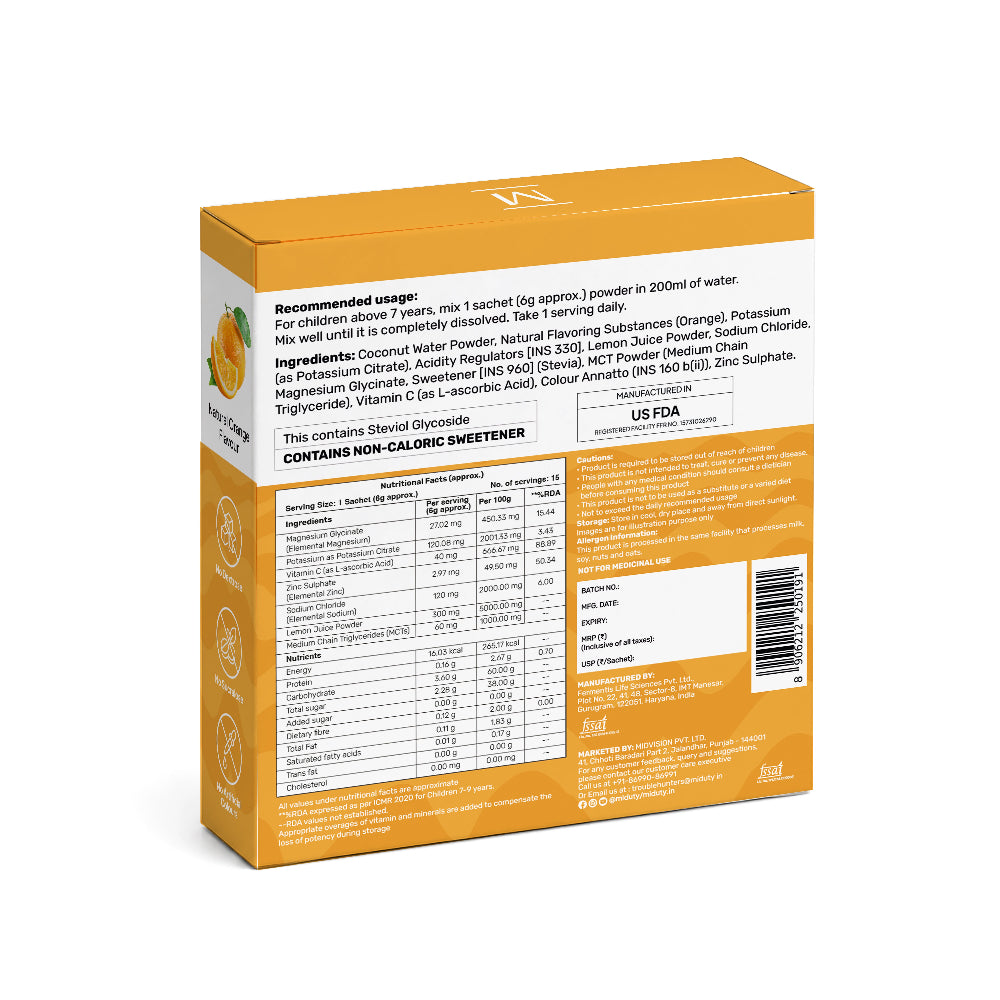 Miduty Kids Electrolyte Powder
