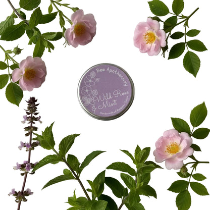 Tenacious Bee Wild Rose & Mint Beeswax Salve