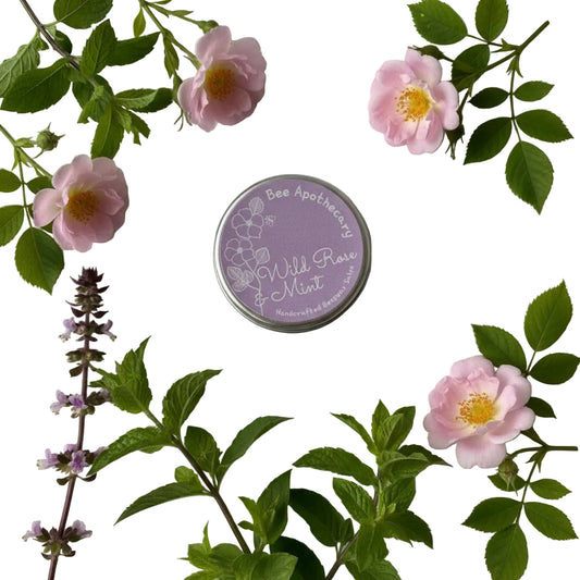 Tenacious Bee Wild Rose & Mint Beeswax Salve