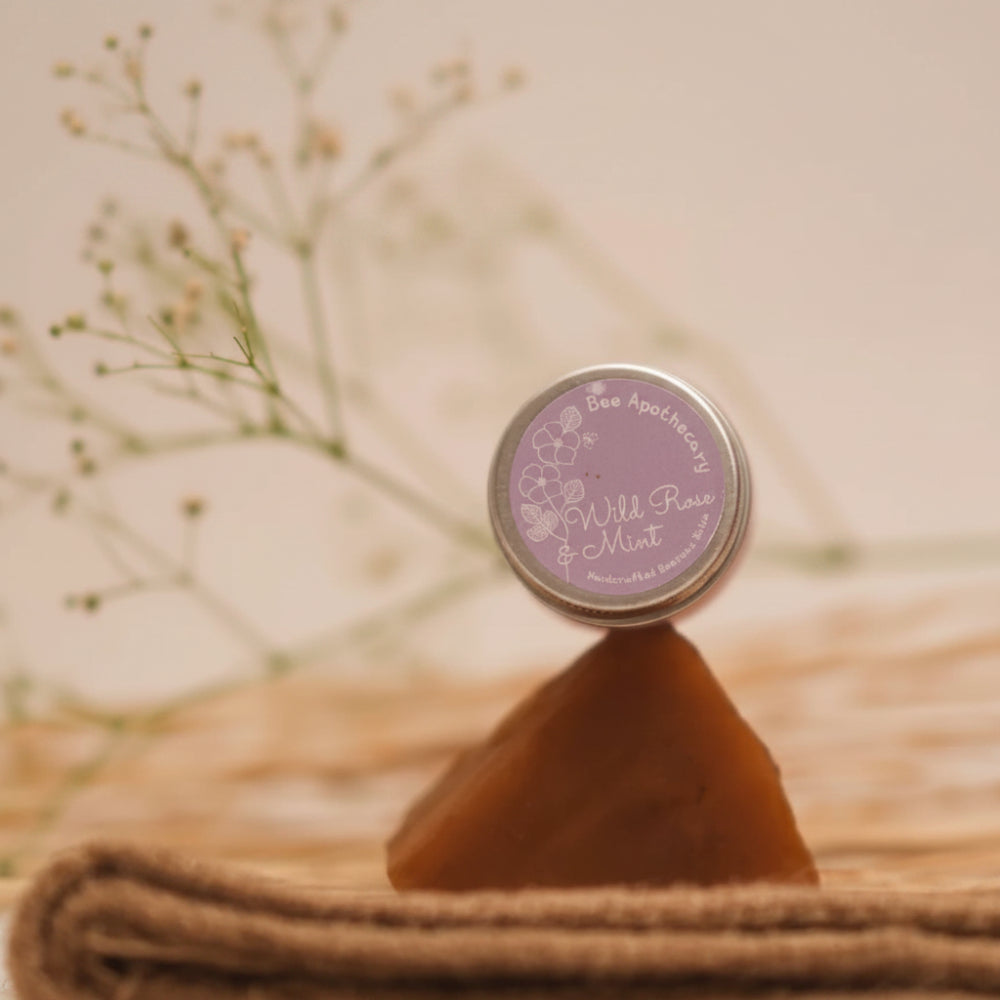 Tenacious Bee Wild Rose & Mint Beeswax Salve
