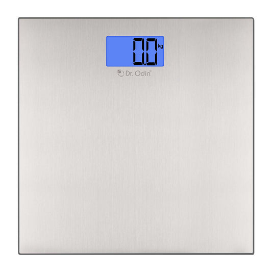 Dr. Odin CB-302 Weighing Scale- Bathroom Scale with LCD display & Auto-on technology (White)