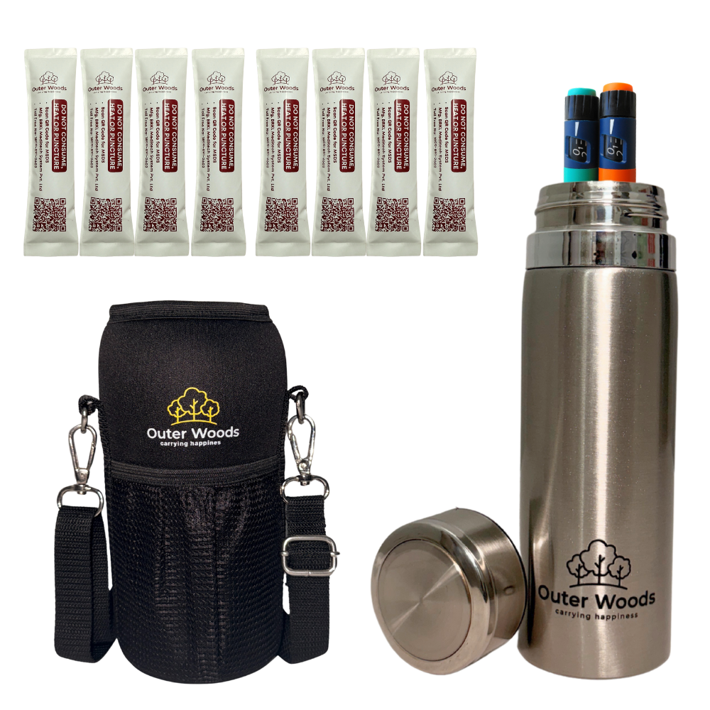 Outer Woods Insulin Cooler Bottle Case - Medium (800ml)