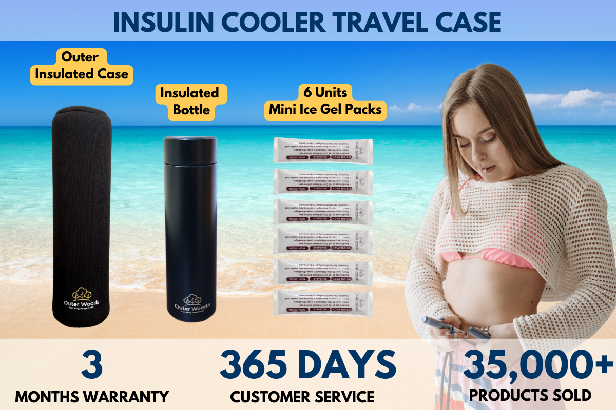 Outer Woods Insulin Cooler Bottle Case - Small (450ml)