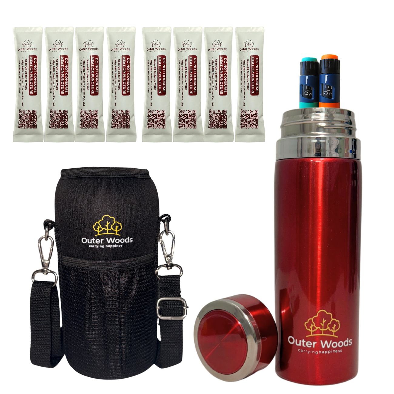 Outer Woods Insulin Cooler Bottle Case - Medium (800ml)