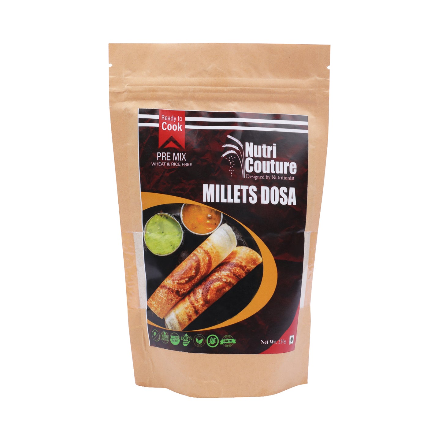 Nutri Couture Millets Dosa Mix (Premix)
