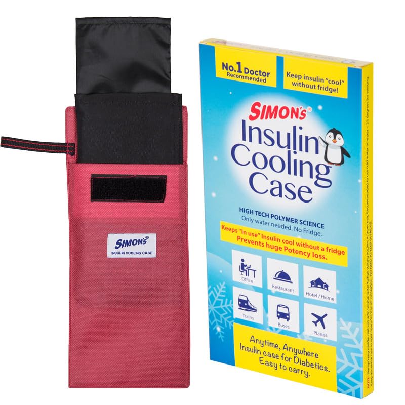 Insulin cooling case for diabetes patients, keep insulin cool travel pouch