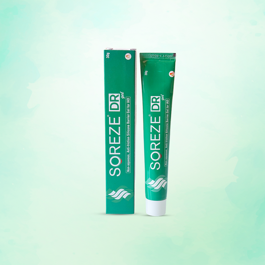 Soreze DR Gel | Anti-Diaper Rash Gel for Treatment and Prevention of Diaper Rashes in Seniors & Babies