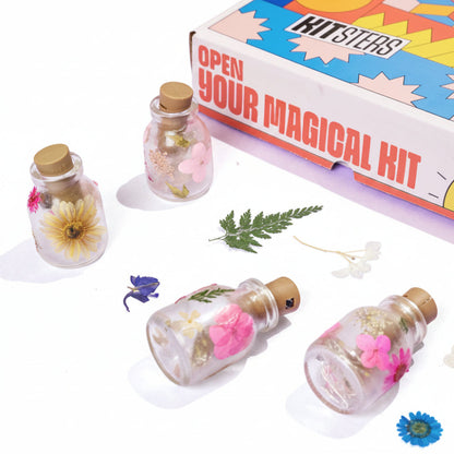 Kitsters DIY Floral Glow Jar Kit