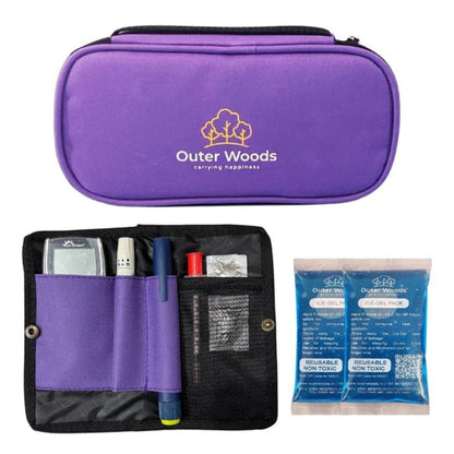 Outer Woods Insulin Cooler Bag with Inner Pouch