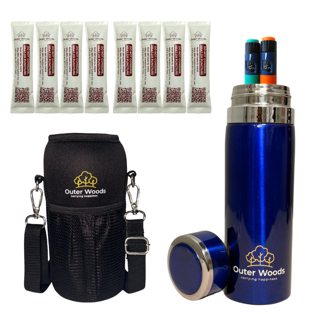 Outer Woods Insulin Cooler Bottle Case - Medium (800ml)