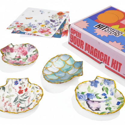 Kitsters DIY Decoupage Shells Kit