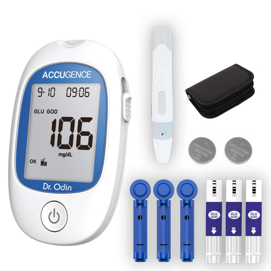 Accugence Gluco Meter White Kit with 25 Strips