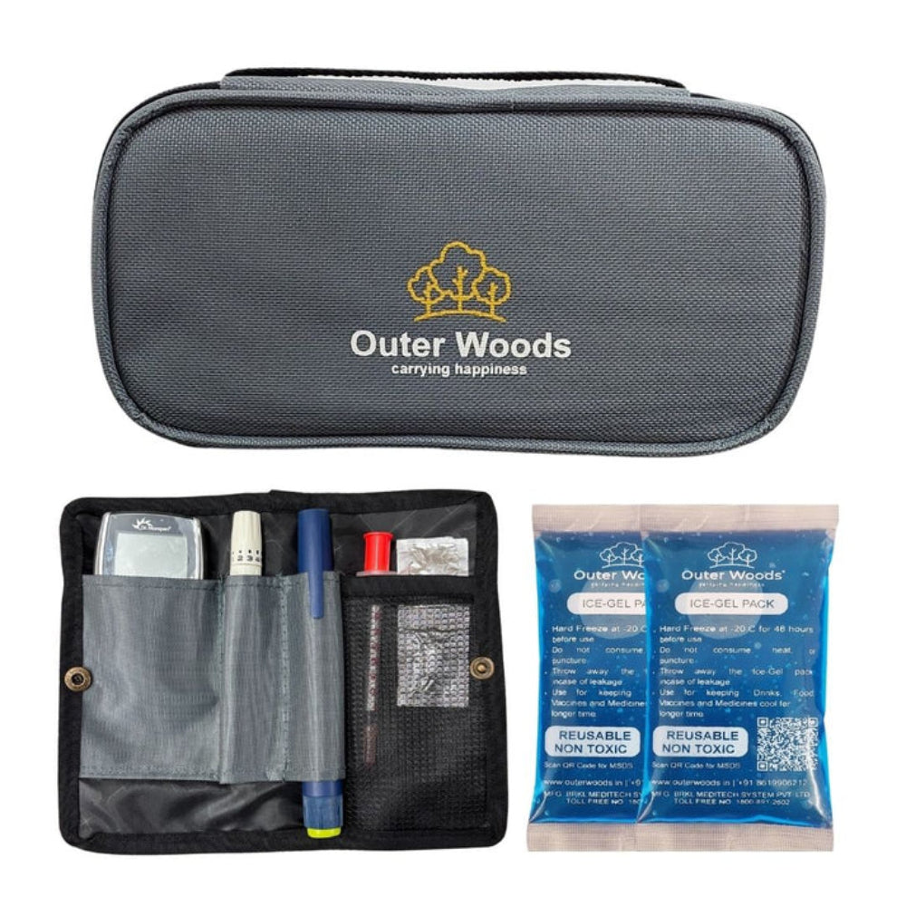 Outer Woods Insulin Cooler Bag with Inner Pouch