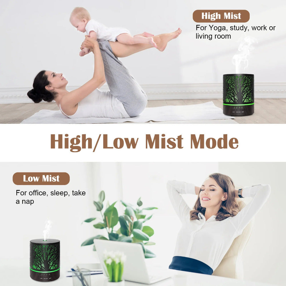 Naturalis Aroma Diffuser & Humidifier with Free Top 5 Natural Essential Oil