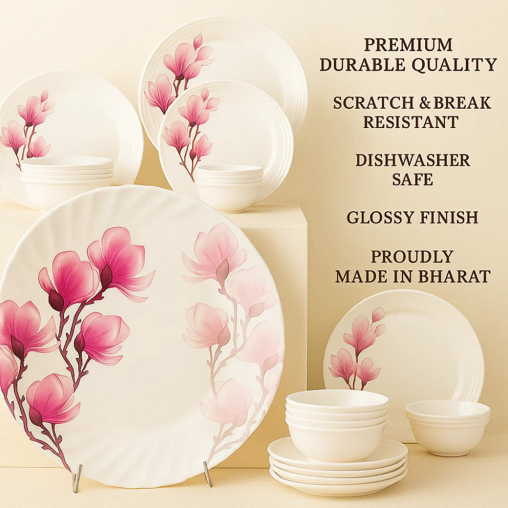 Comfy Homes Round Melamine 41 Pieces Dinner Set