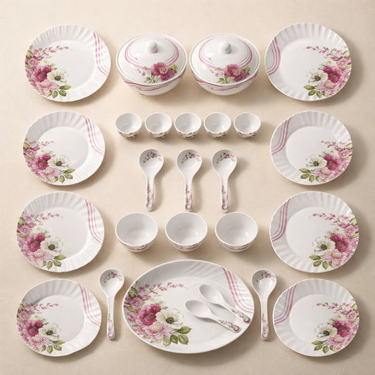 Comfy Homes Round Melamine 41 Pcs Dinner Set