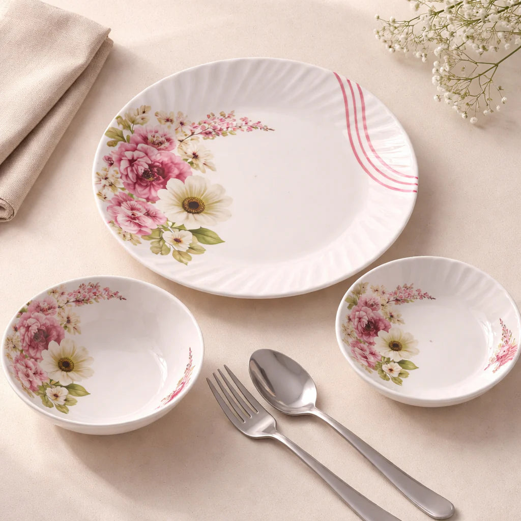 Comfy Homes Round Melamine 41 Pcs Dinner Set
