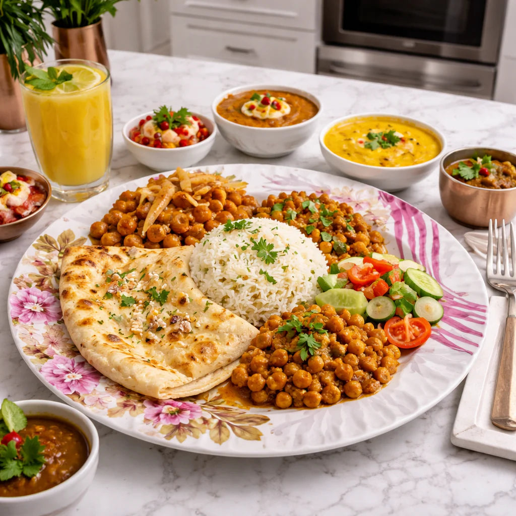 Comfy Homes Round Melamine 41 Pcs Dinner Set