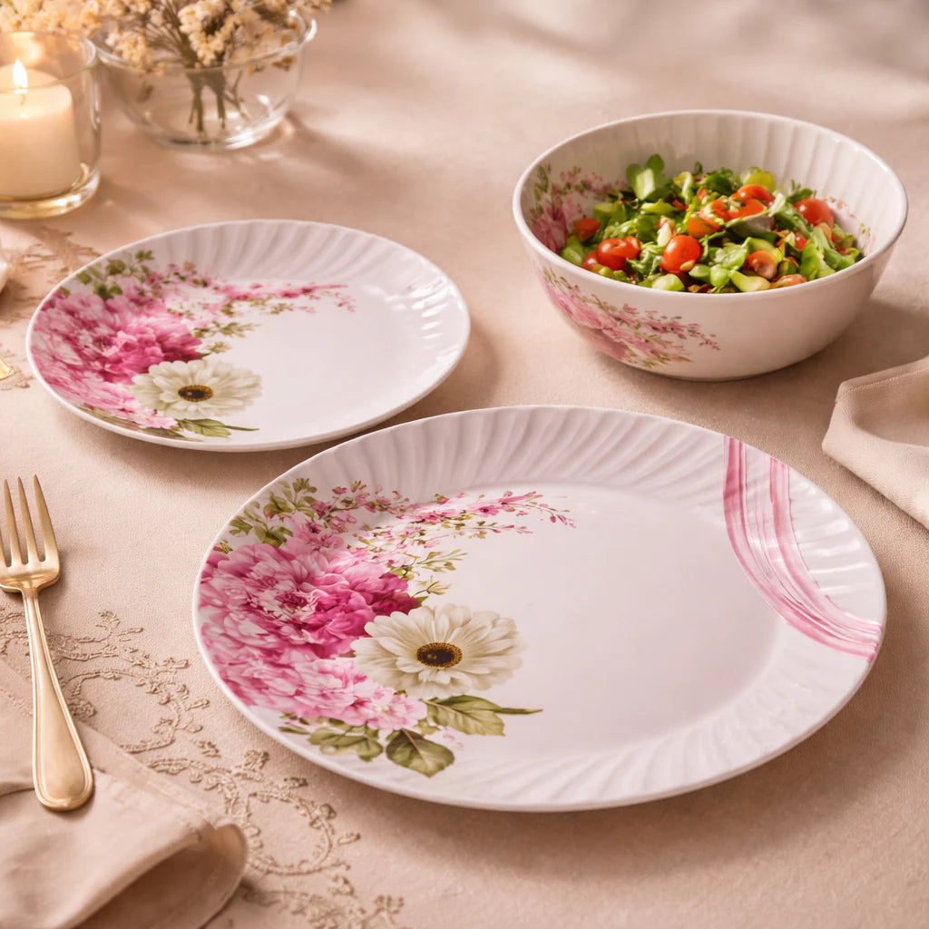 Comfy Homes Round Melamine 41 Pcs Dinner Set
