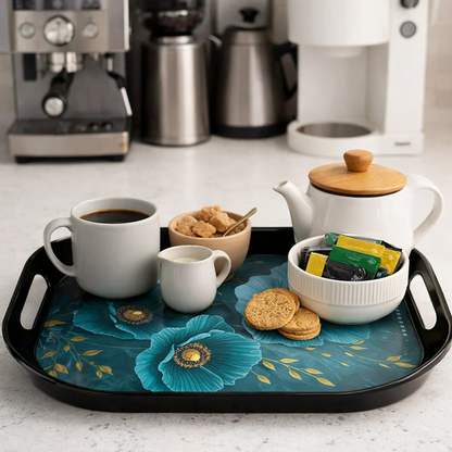 Comfy Homes Durable Multi-Use Premium Printed Rectangular Melamine Serve Ware