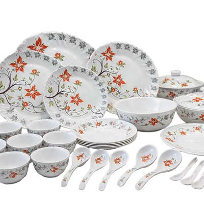 Comfy Homes Round Melamine 41 Pieces Dinner Set