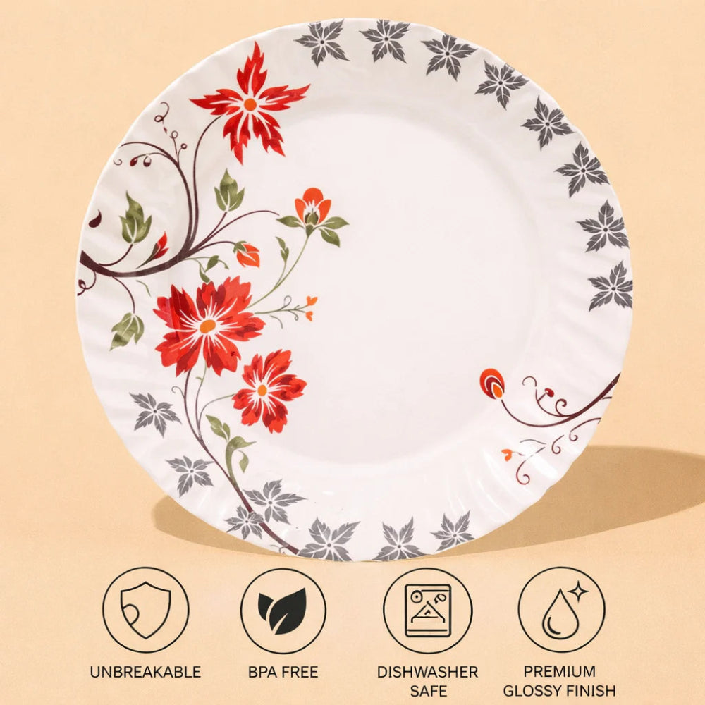 Comfy Homes Round Melamine 41 Pieces Dinner Set