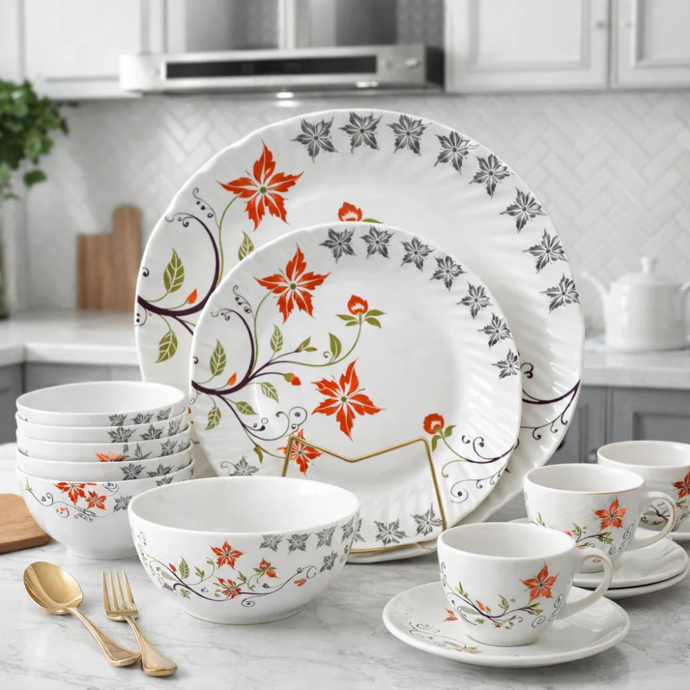 Comfy Homes Round Melamine 41 Pieces Dinner Set