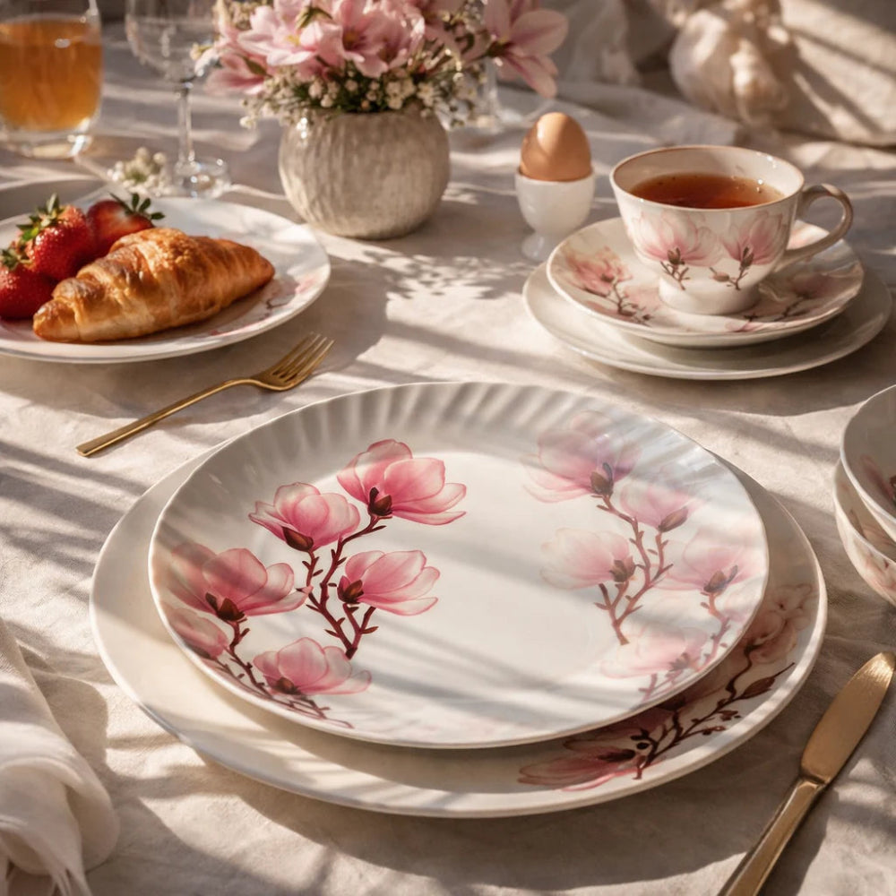 Comfy Homes Round Melamine 41 Pieces Dinner Set