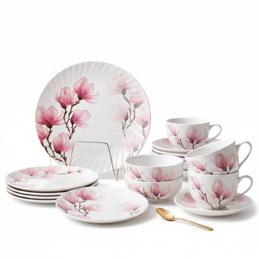 Comfy Homes Round Melamine 41 Pieces Dinner Set