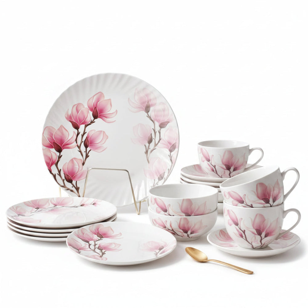 Comfy Homes Round Melamine 41 Pieces Dinner Set