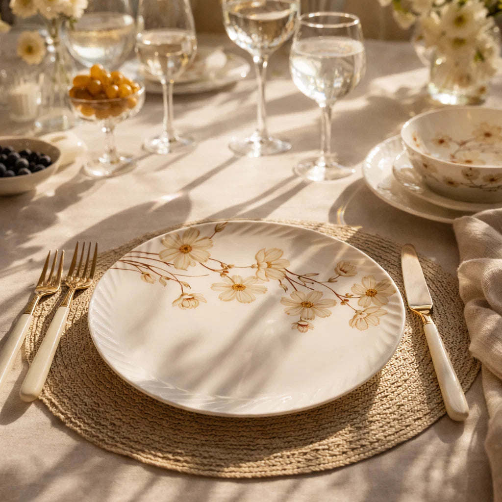 Comfy Homes Round Melamine 41 Pcs Dinner Set